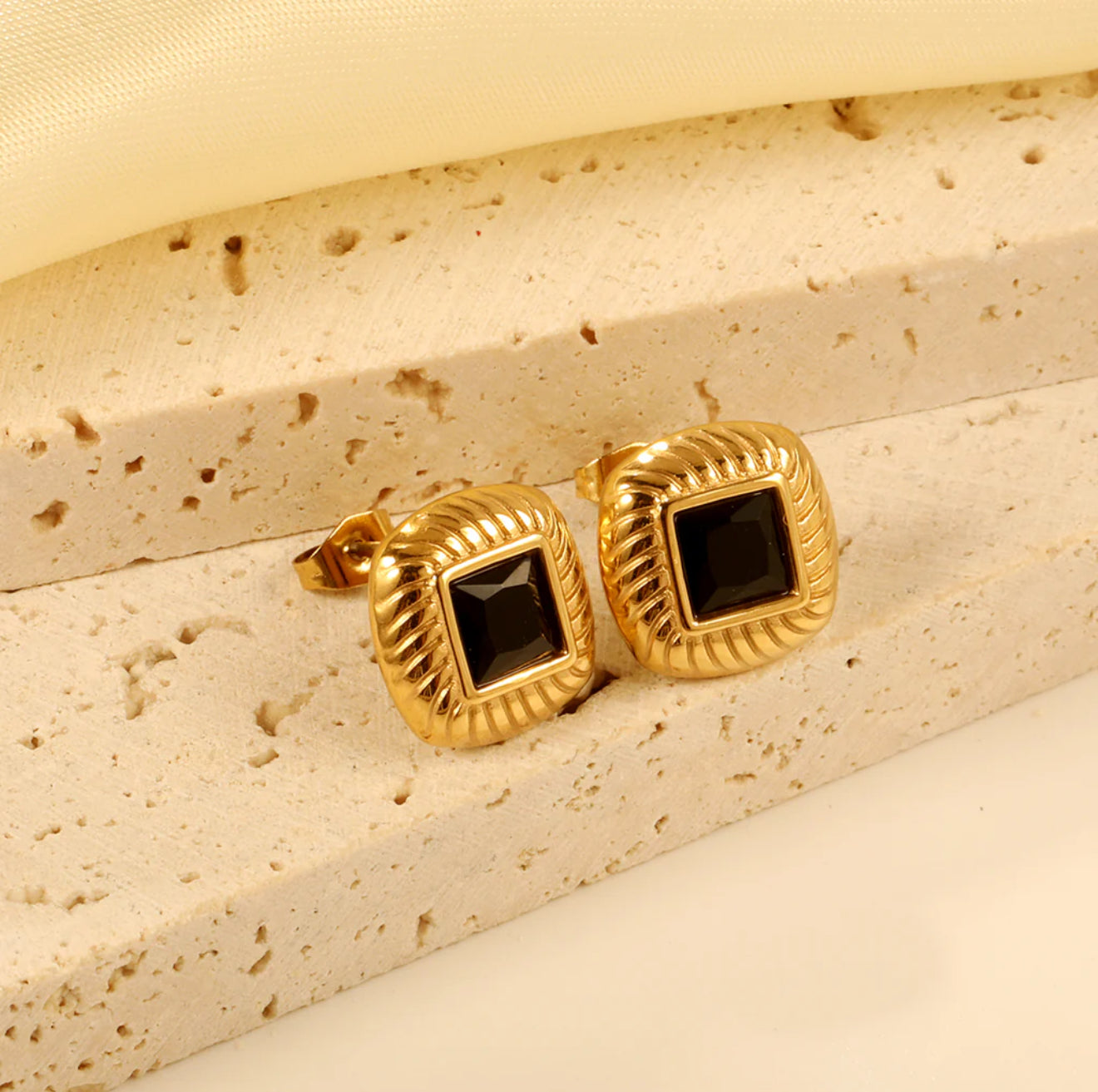 Regal Noir Studs