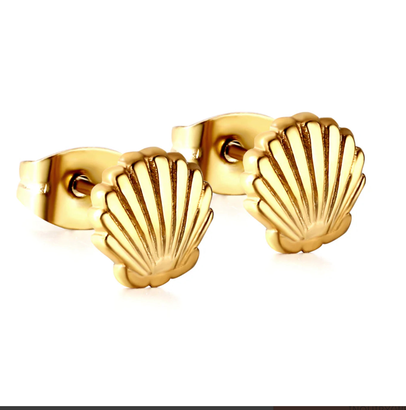 Seashell Glow Studs