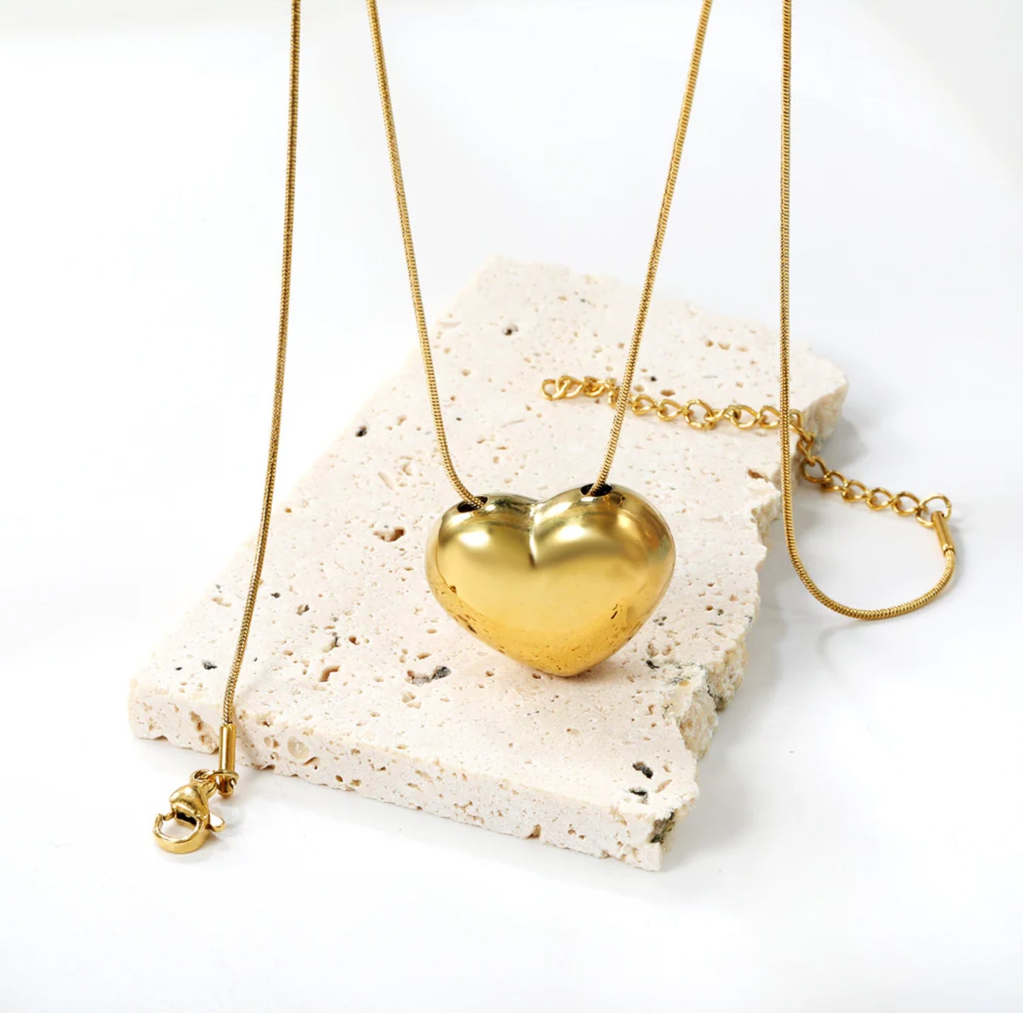 Olivia Gold Heart Necklace