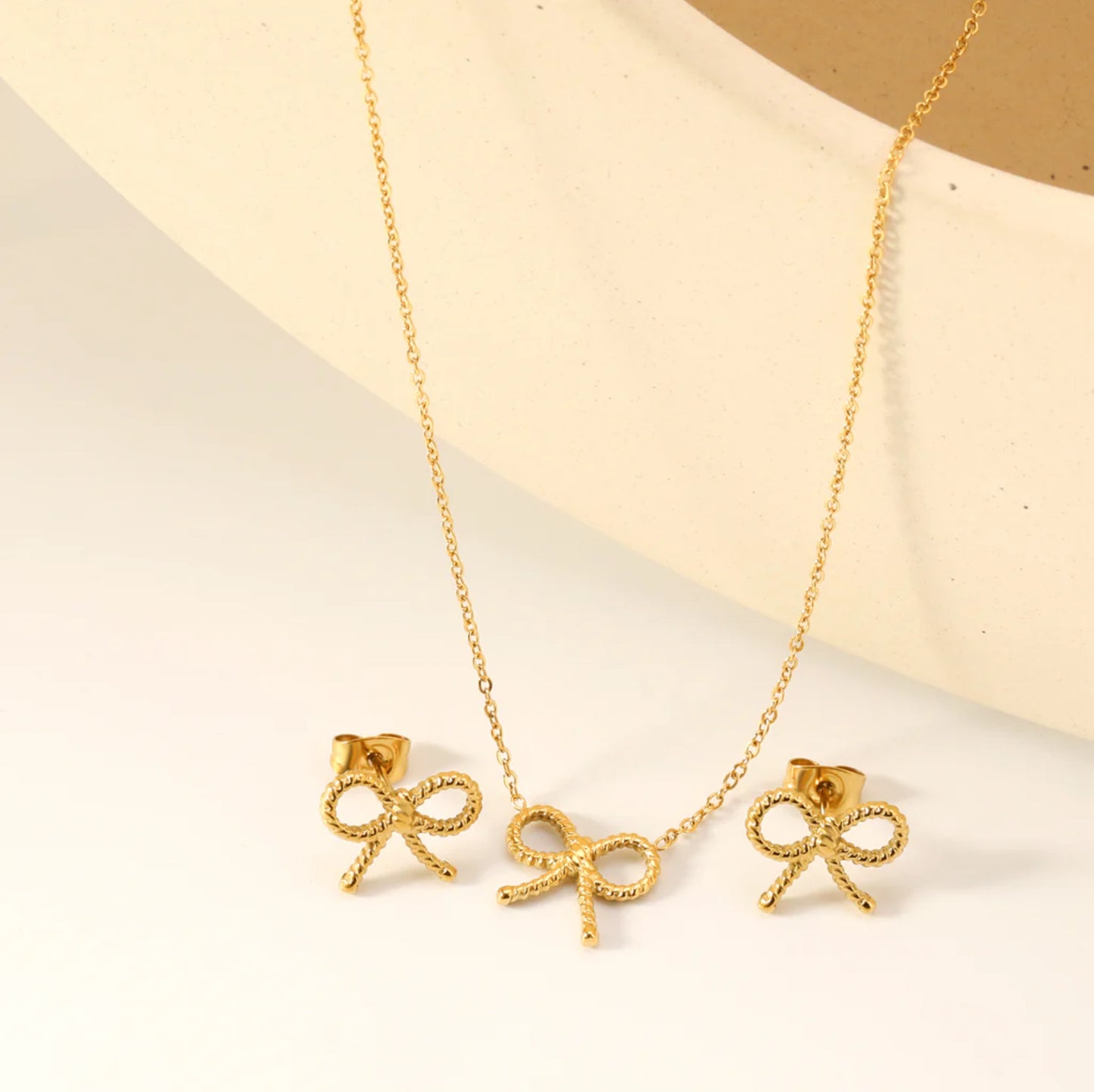 Amour Knot Jewelry Set