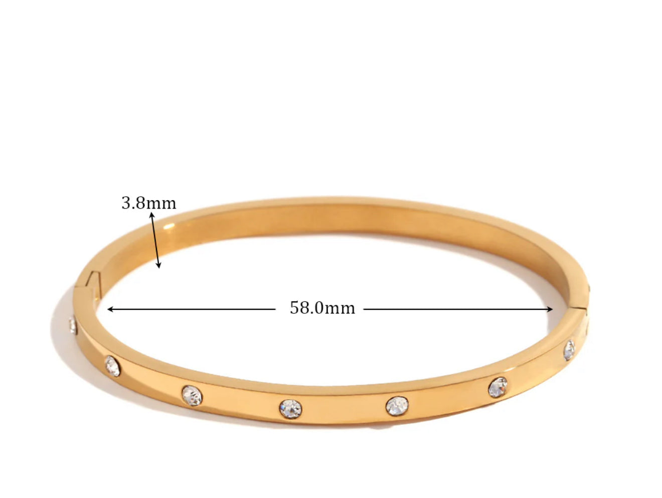 Lumière Gold Bangle