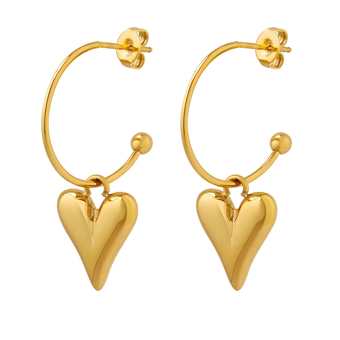 Heartstrings Hoop Earrings
