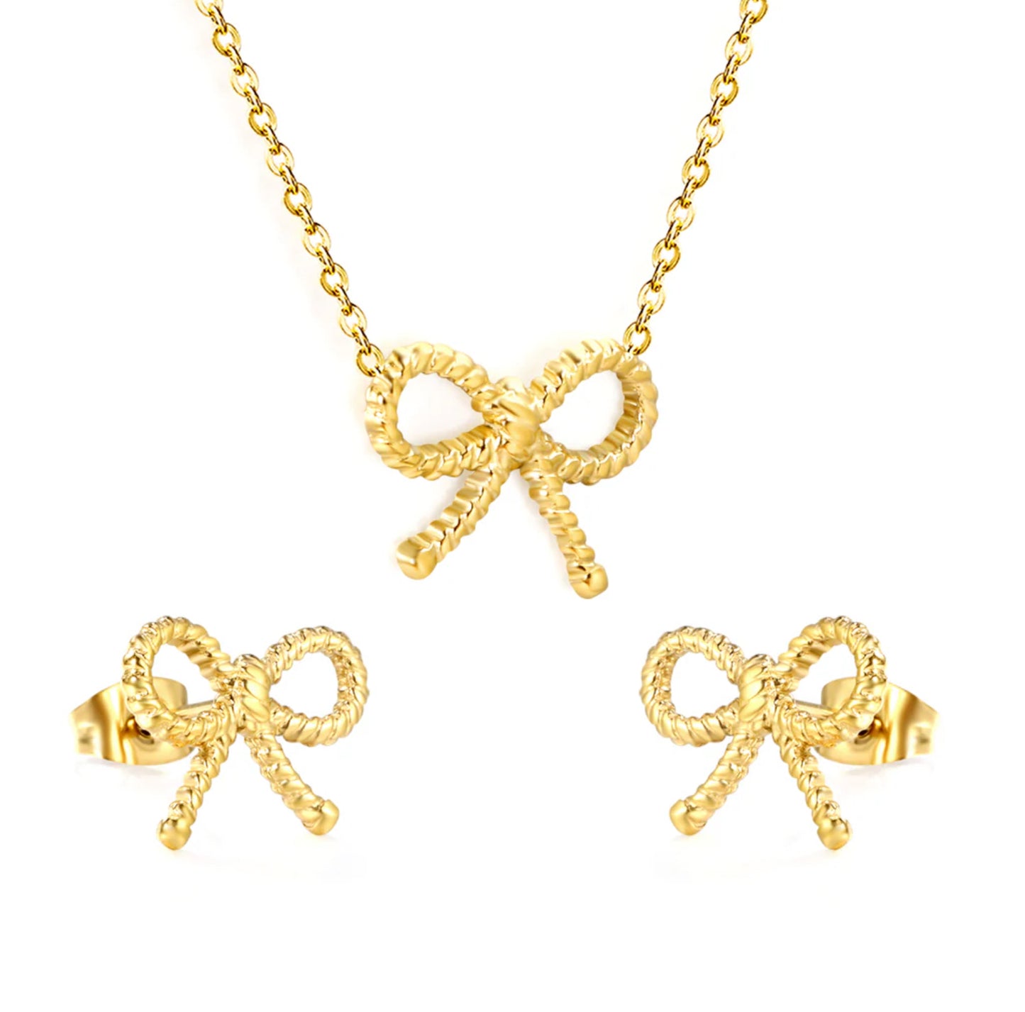 Amour Knot Jewelry Set