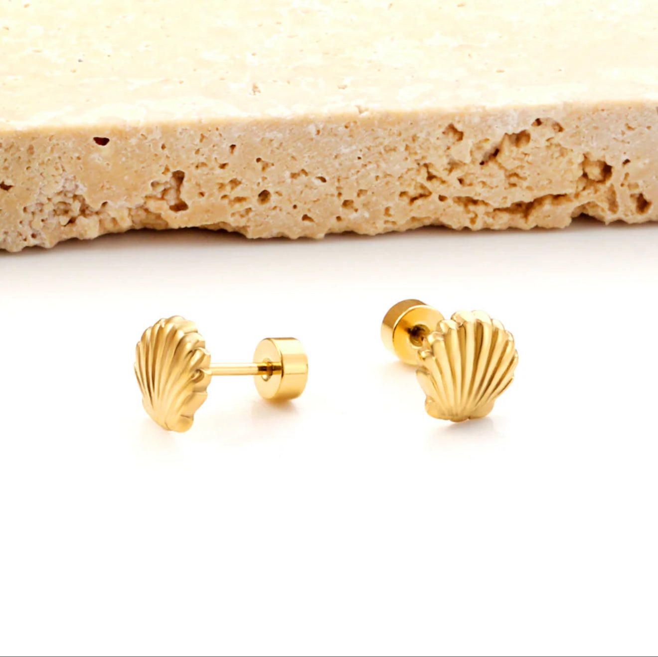 Seashell Studs