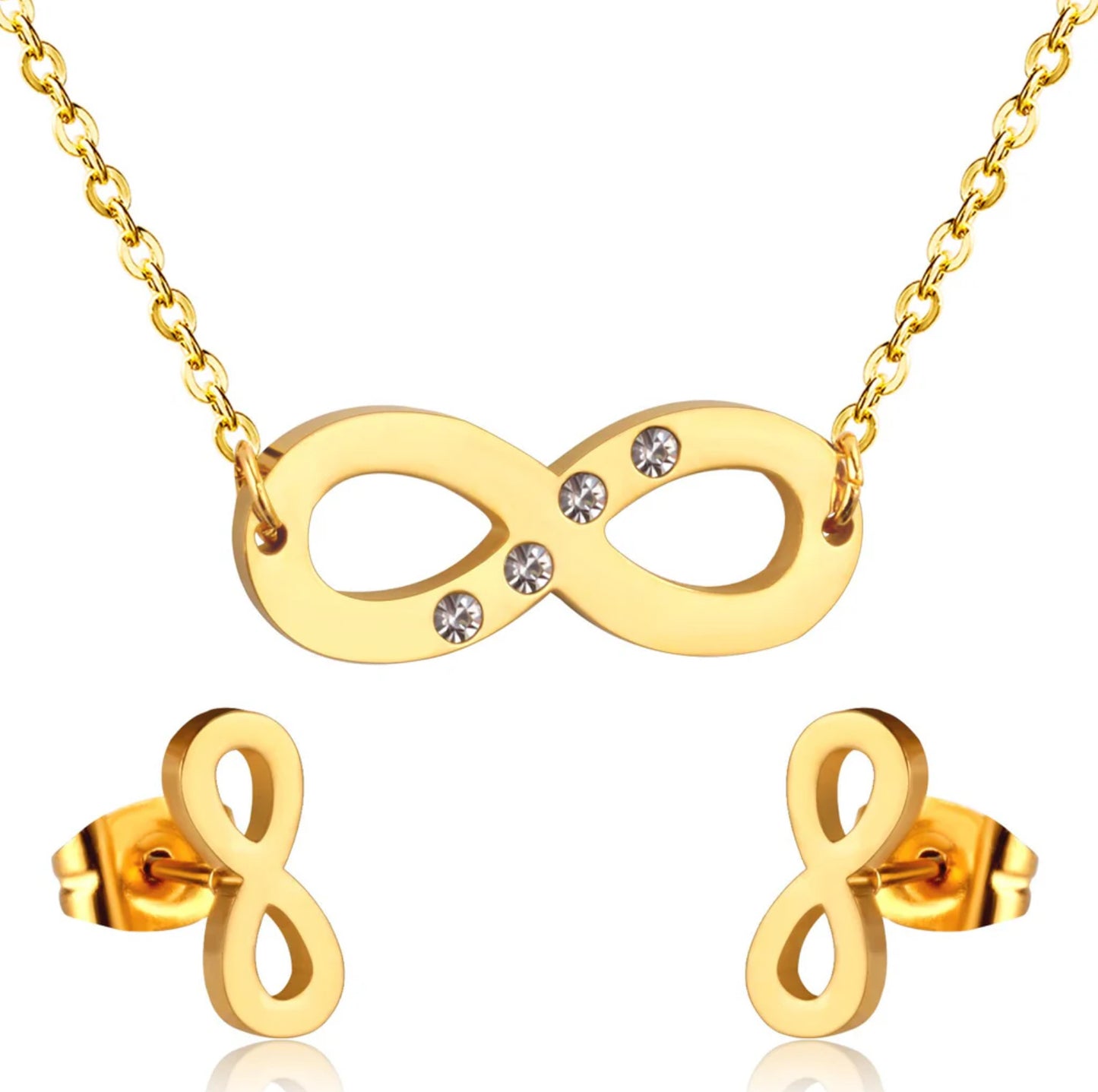 Ava's Infinity Shine Jewelry Set