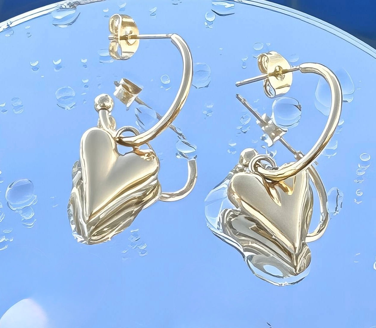 Heartstrings Hoop Earrings