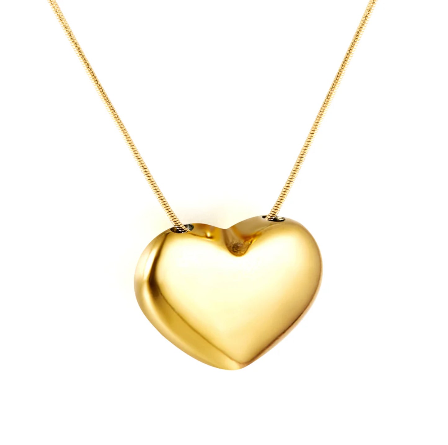 Olivia Gold Heart Necklace