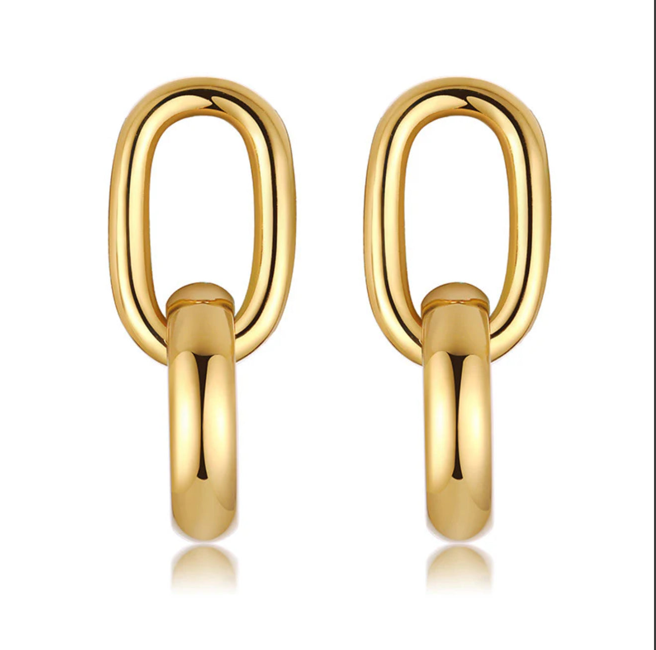 Golden Link Earrings