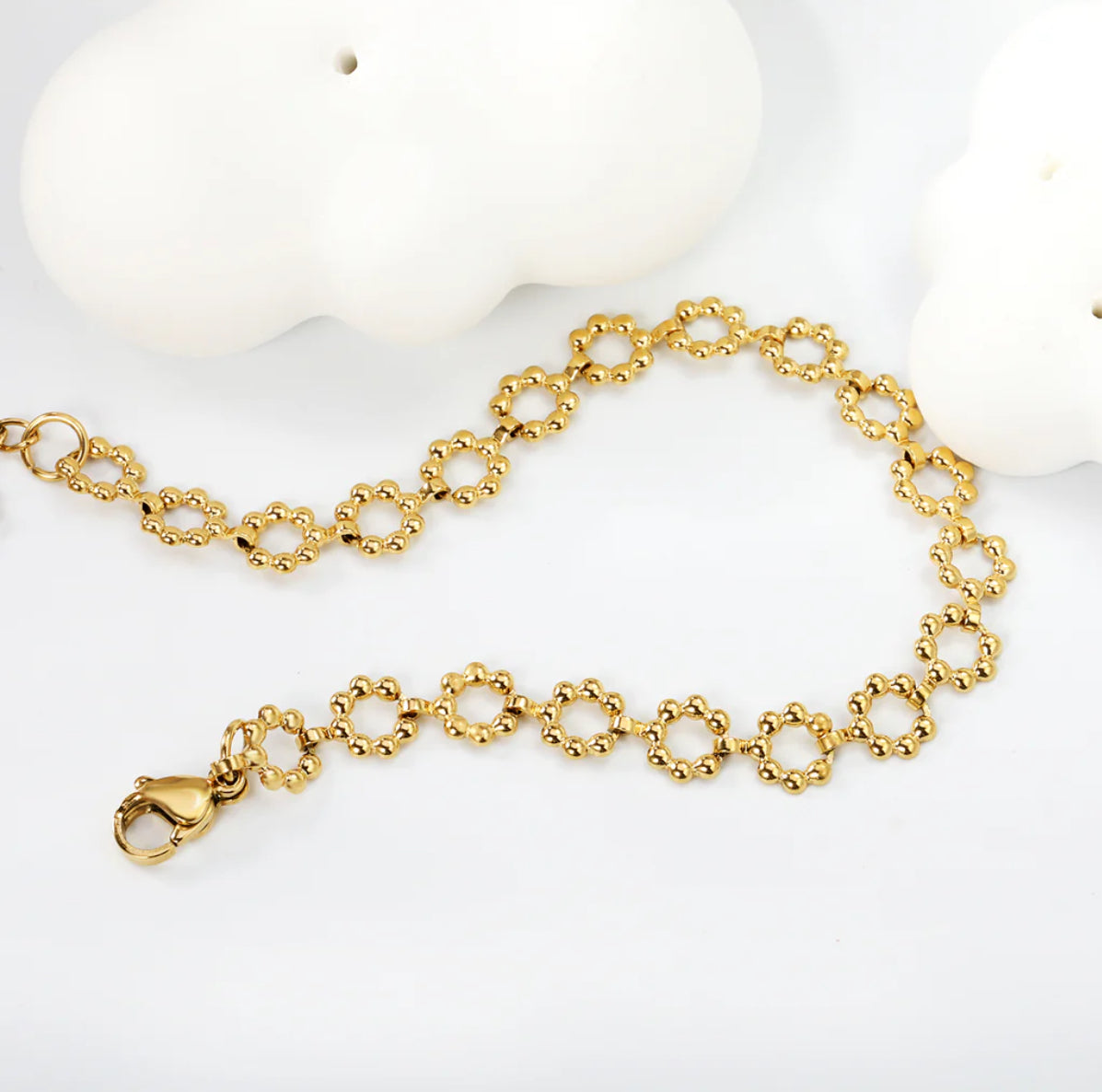 Dina Round Chain Bracelet