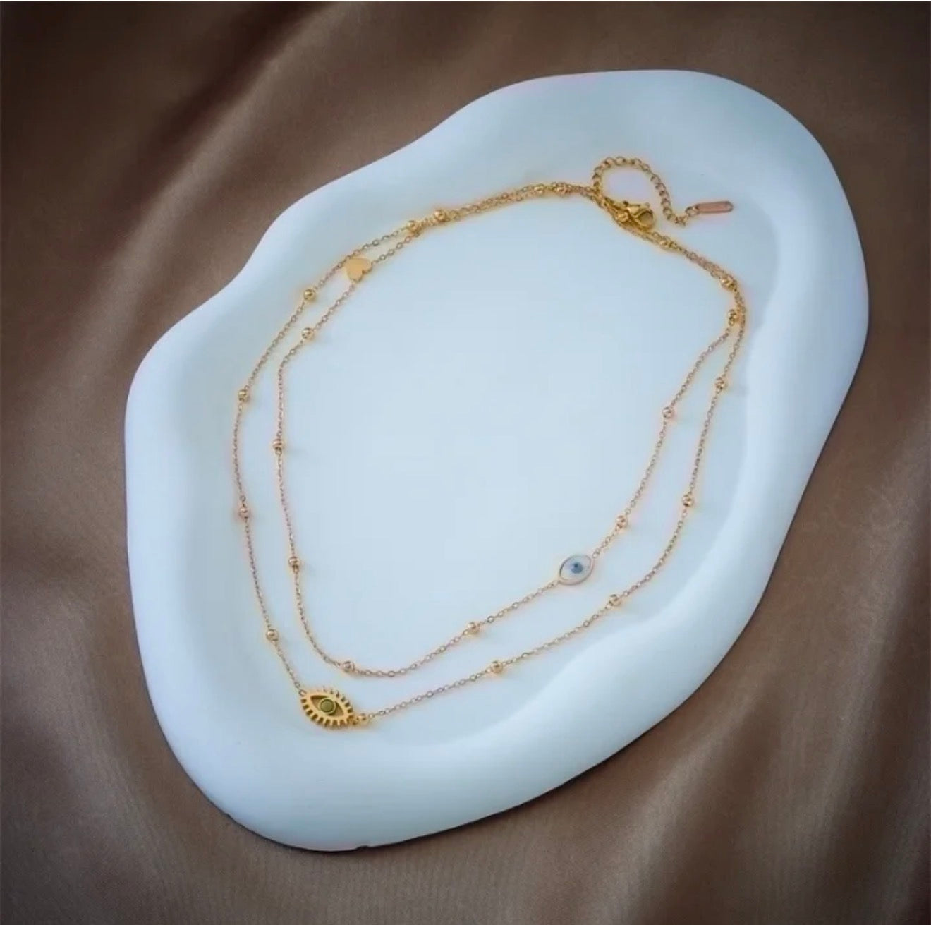 Dual Evil Eye Necklace