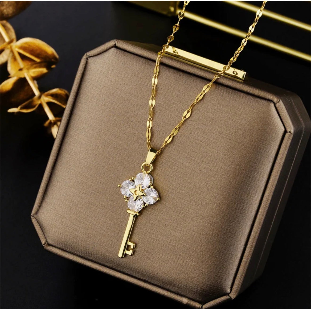Golden Key Necklace