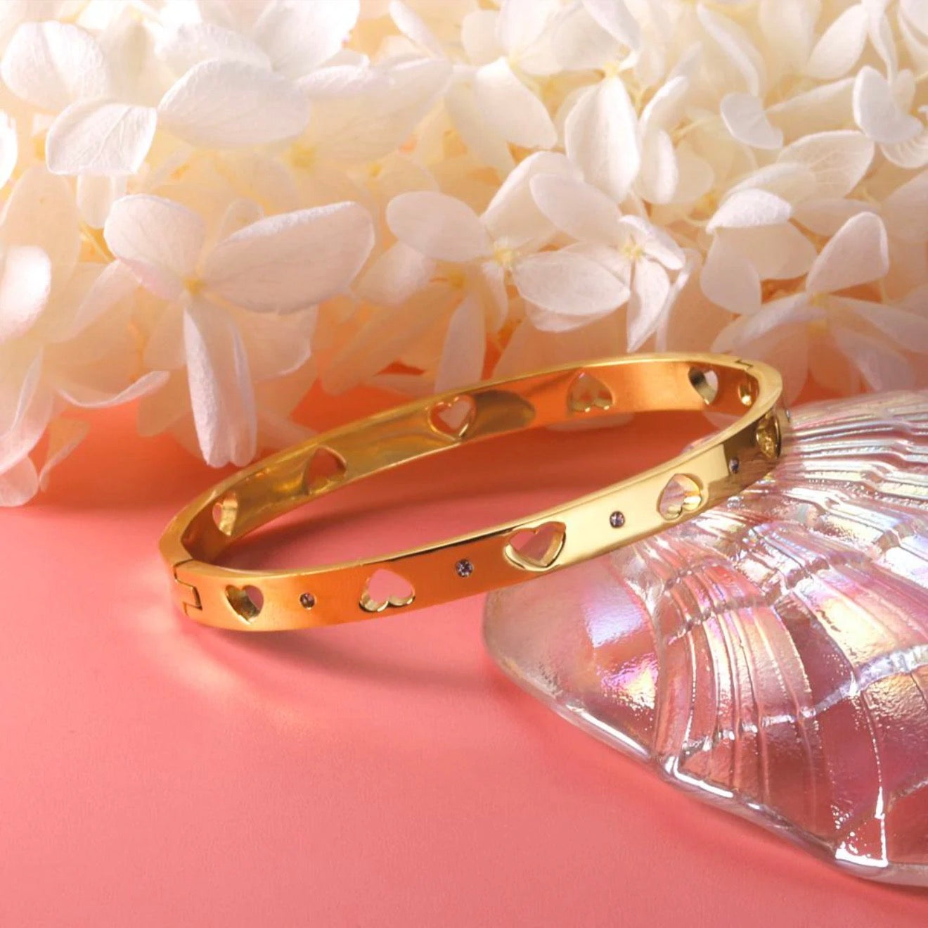 HeartGlow Cutout Bangle
