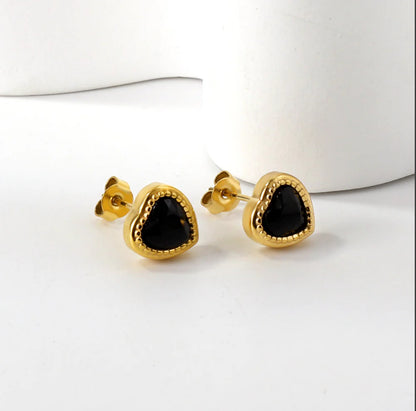 Shadow & Shine Studs (Black)