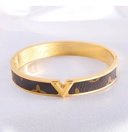 LV inspired Bangle