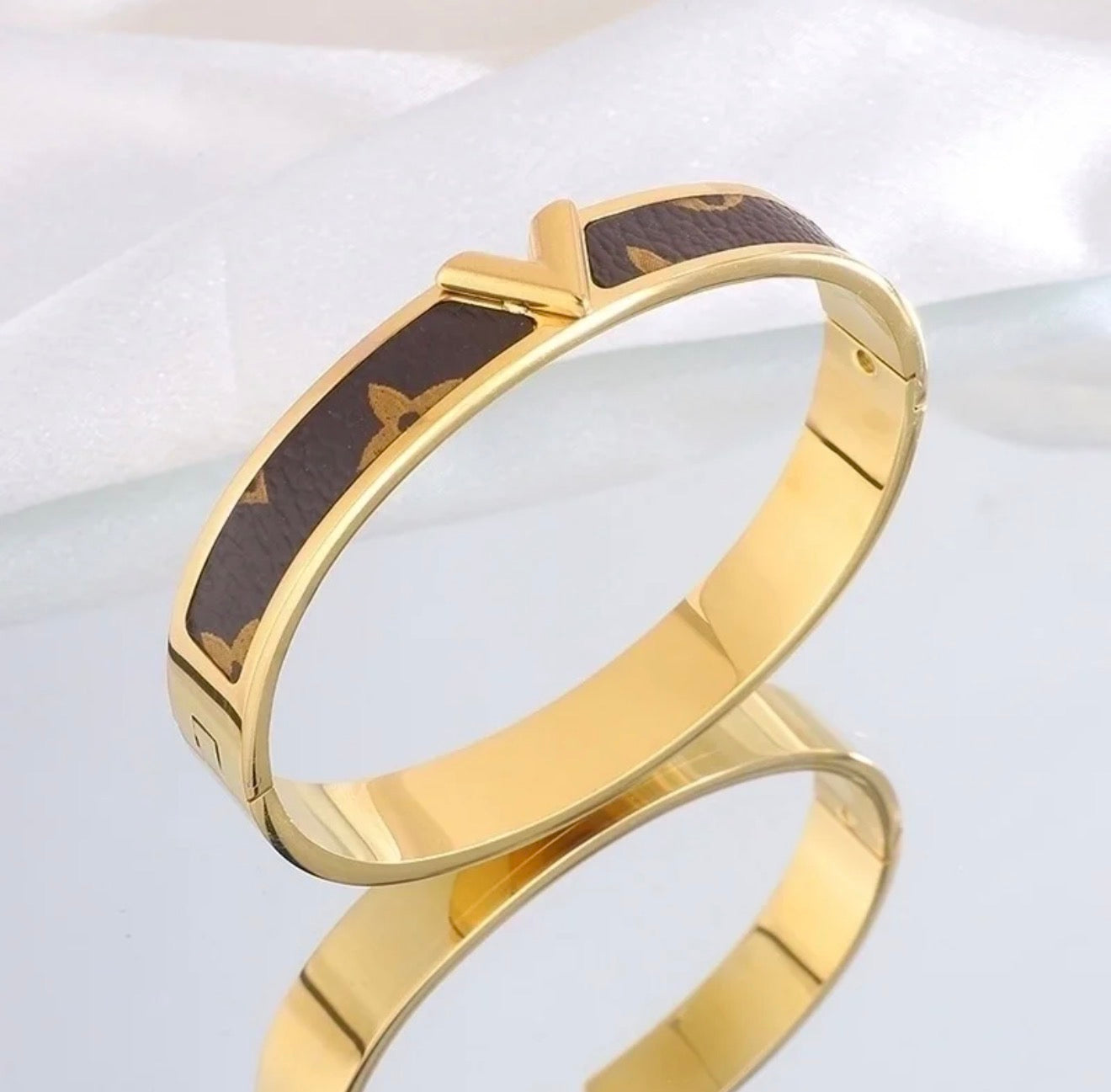 LV inspired Bangle