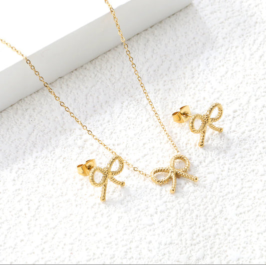 Amour Knot Jewelry Set