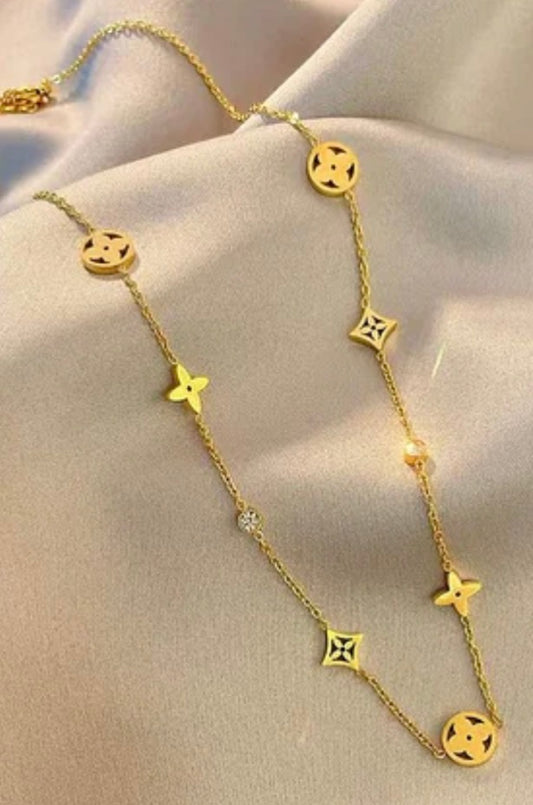 LV Inspired Necklace