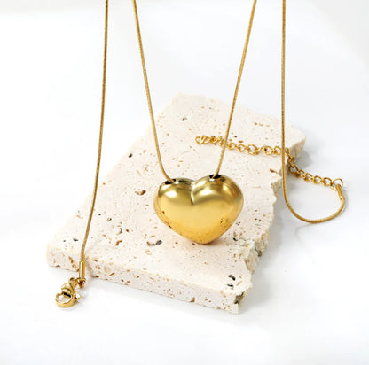 Olivia Gold Heart Necklace