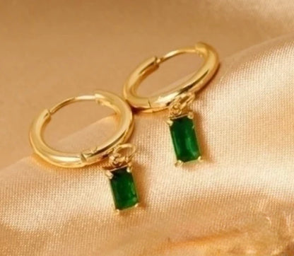 Emerald Elegance Earrings