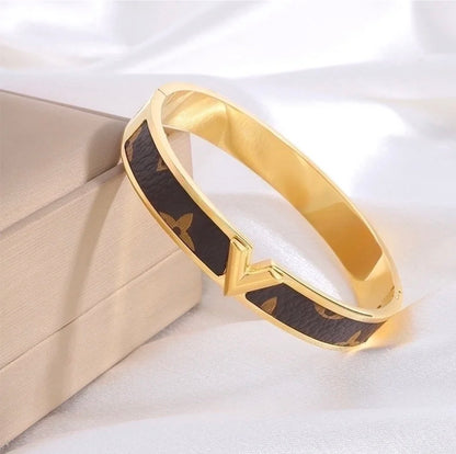 LV inspired Bangle