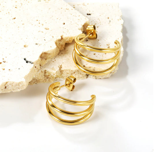 Luna Loop Hoops Earrings