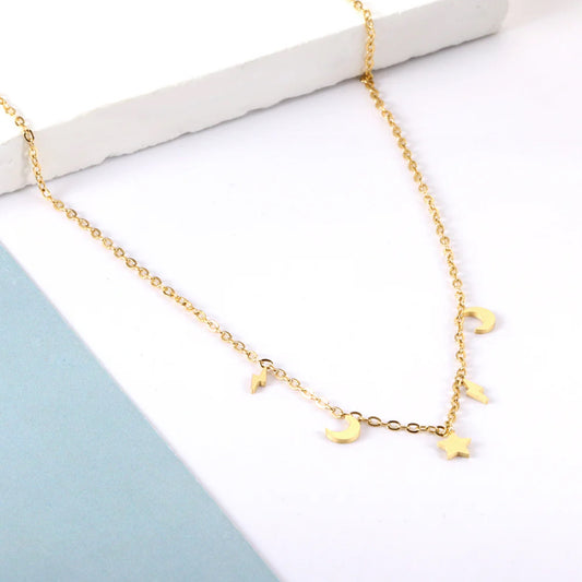 Moon Star Necklace
