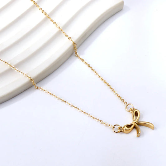 Bijou Bow Necklace