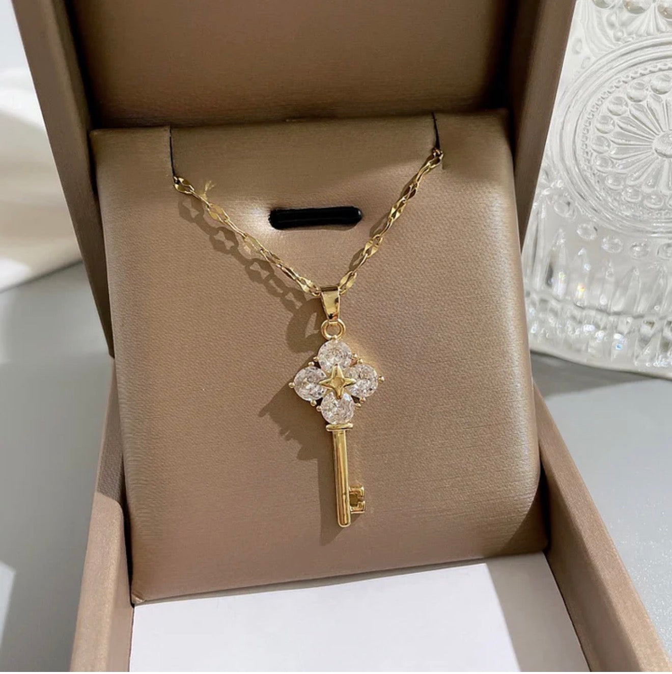 Golden Key Necklace