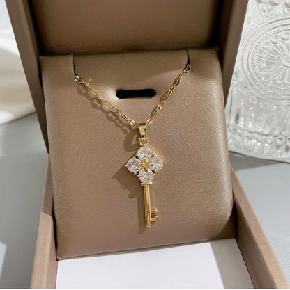 Golden Key Necklace