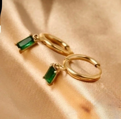 Emerald Elegance Earrings