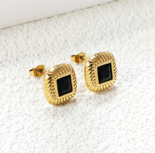 Regal Noir Studs