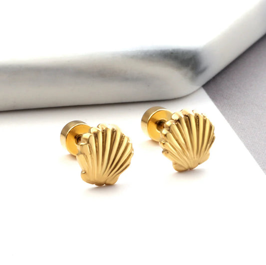 Seashell Studs