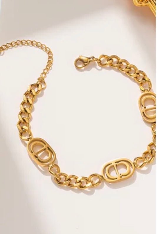 CD Inspired Bracelet