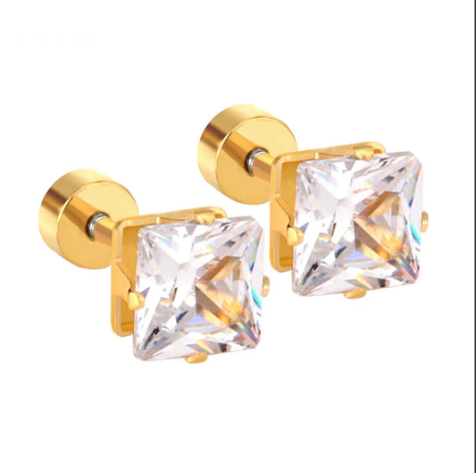 Golden Prism Studs