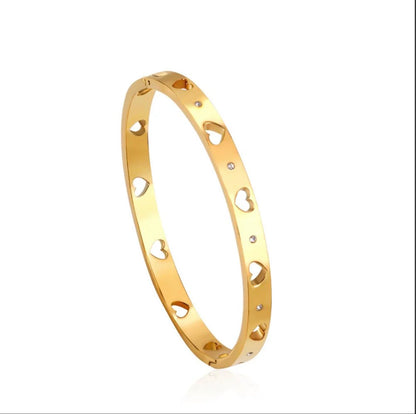 HeartGlow Cutout Bangle