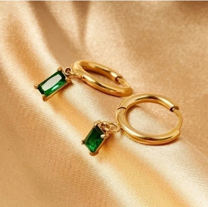 Emerald Elegance Earrings