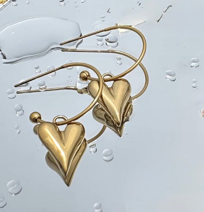 Heartstrings Hoop Earrings
