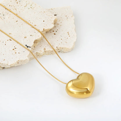 Olivia Gold Heart Necklace