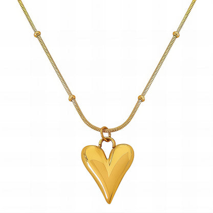 Luxe Heartbeat Pendant Necklace