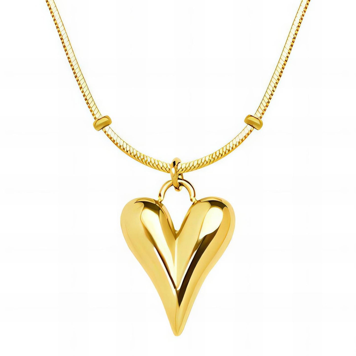 Luxe Heartbeat Pendant Necklace