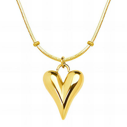 Luxe Heartbeat Pendant Necklace