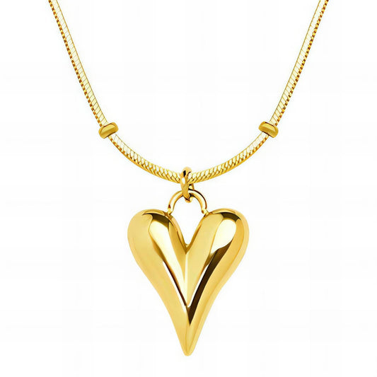 Luxe Heartbeat Pendant Necklace