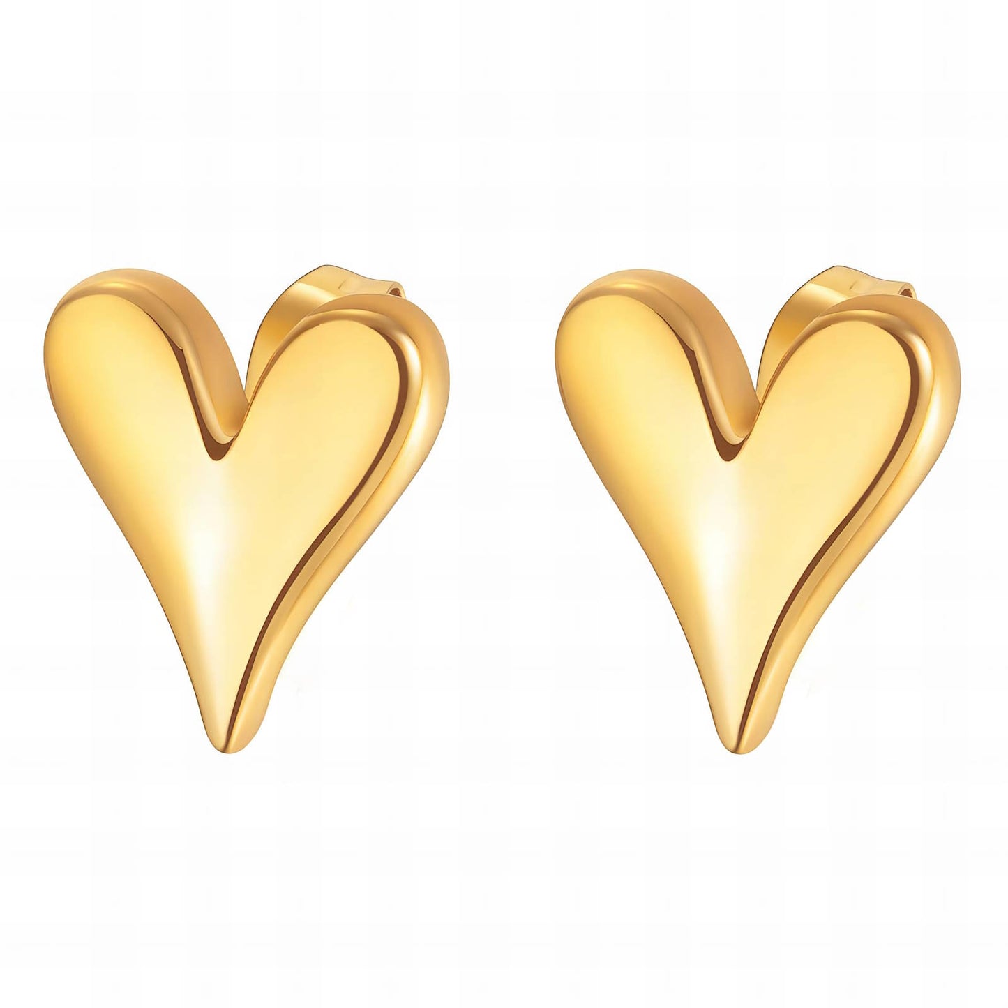Serene Heart Studs