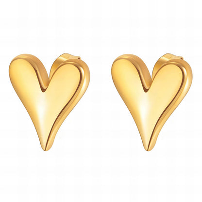 Serene Heart Studs