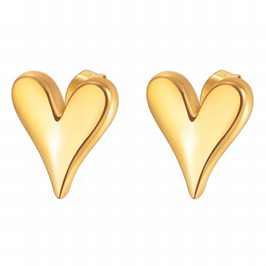 Serene Heart Studs