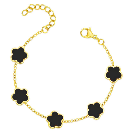 Noir Bloom Bracelet