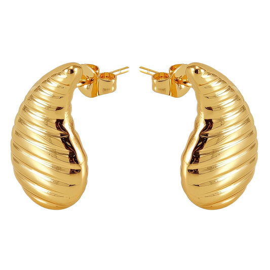 Stria Teardrop Earrings