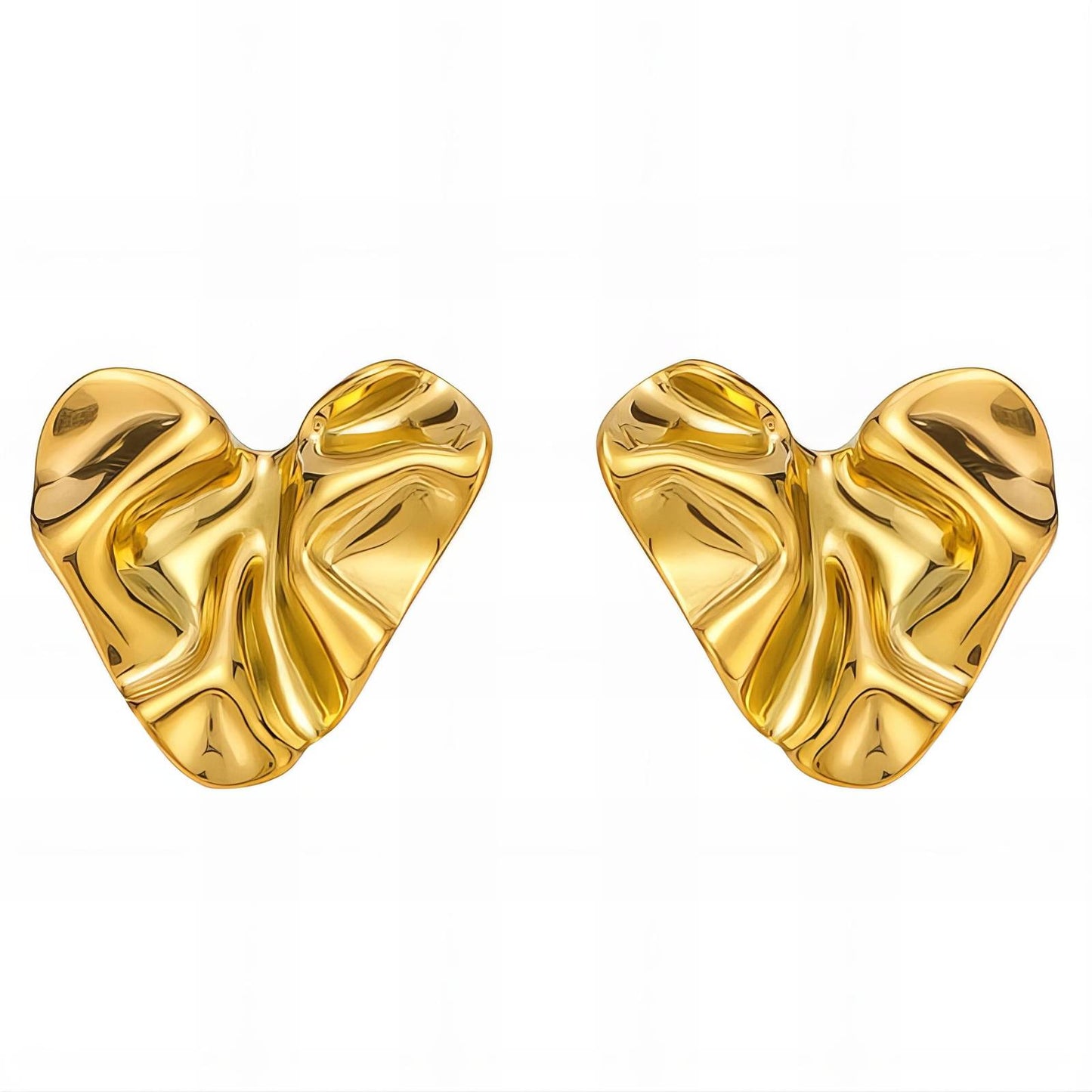 Melted Heart Studs