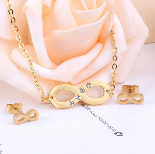 Ava's Infinity Shine Jewelry Set
