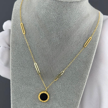 Roman Numeral Pendant Necklace